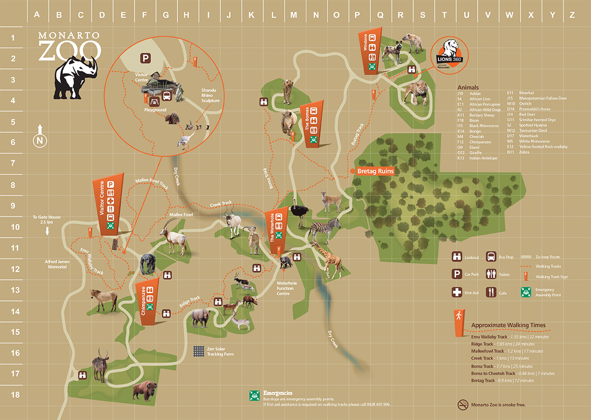 Monarto Map 